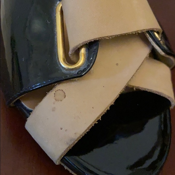 Pierre Hardy Black Patent Leather Sandals - Picture 6 of 10